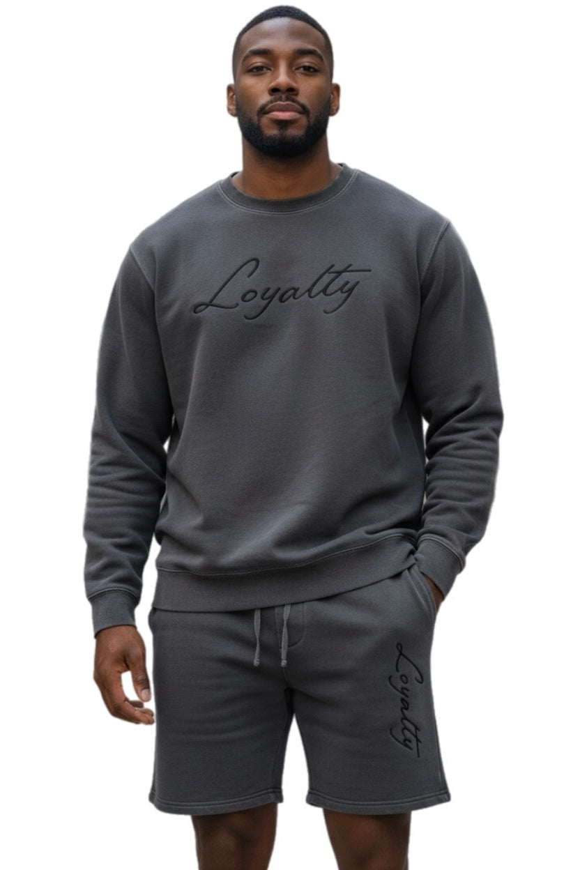 “Loyalty” crew neck short set